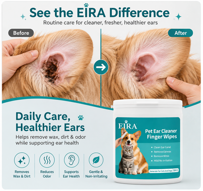 PET EAR CARE WIPES